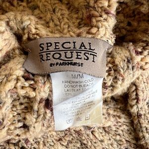 Special request knit sweater